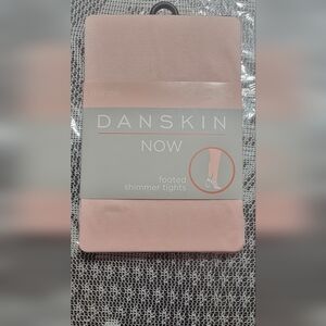 Danskin Now footed shimmer tights size 2/4 ballerina dance